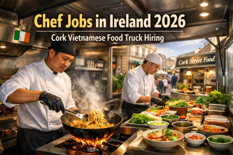 Chef Jobs In Ireland 2026 – Cork Vietnamese Food Truck Hiring (€17–€19/hour)