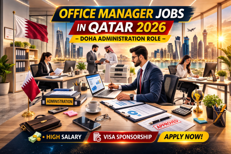 Office Manager Jobs In Qatar 2026 – Doha Administration Role