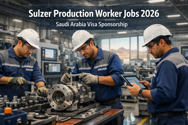 Sulzer Production Worker Jobs 2026 – Saudi Arabia Visa Sponsorship