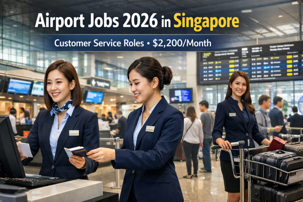 Airport Customer Service Jobs 2026 In Singapore – Apply Now
