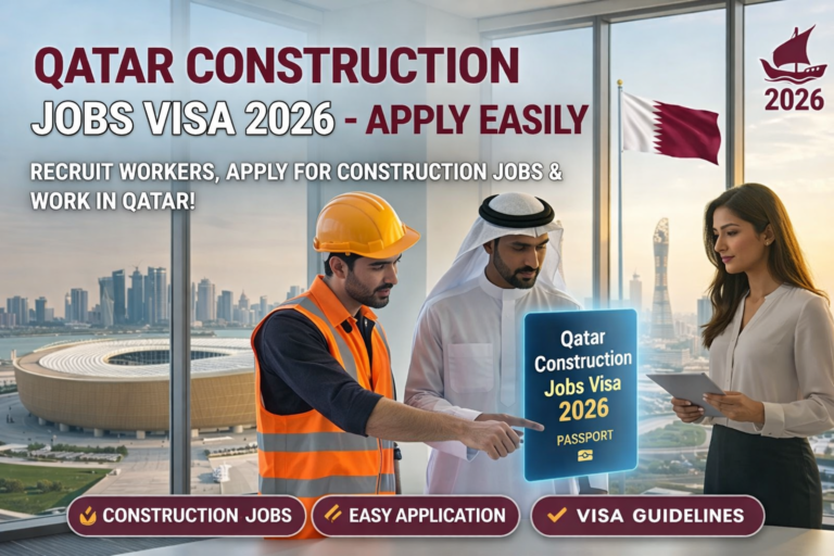 Qatar Construction Jobs Visa 2026 – Easy Apply Guide For Workers