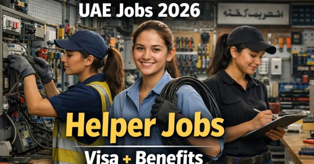 UAE Helper Jobs 2026 – Electric Workshop Hiring with Visa