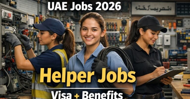 UAE Helper Jobs 2026 – Electric Workshop Hiring with Visa