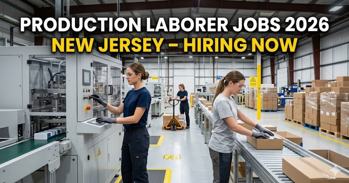 Production Laborer Jobs 2026 in New Jersey – Manufacturing Hiring Now
