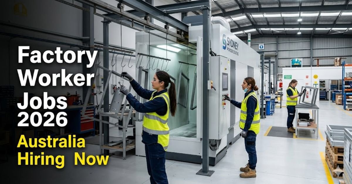 Factory Worker Jobs 2026 – Alumicorp & Sydney Powder Coating