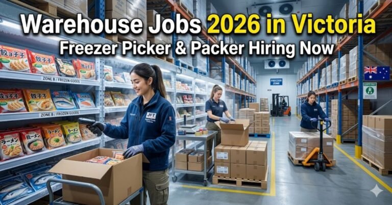 Warehouse Freezer Picker Jobs 2026 in Victoria – JFT Japan Foods Hiring Now