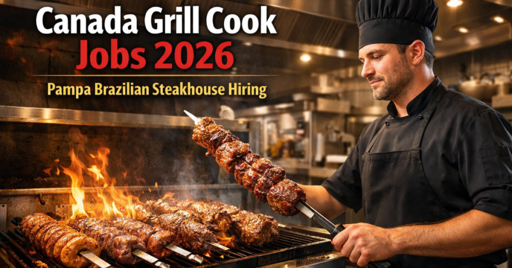 Canada Grill Cook Jobs 2026 – Pampa Brazilian Steakhouse Hiring