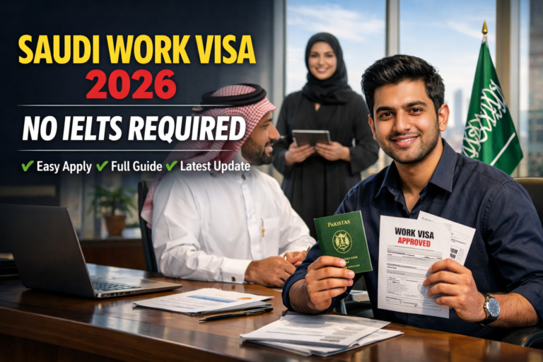 Saudi Work Visa 2026 – No IELTS Required | Easy Apply Guide