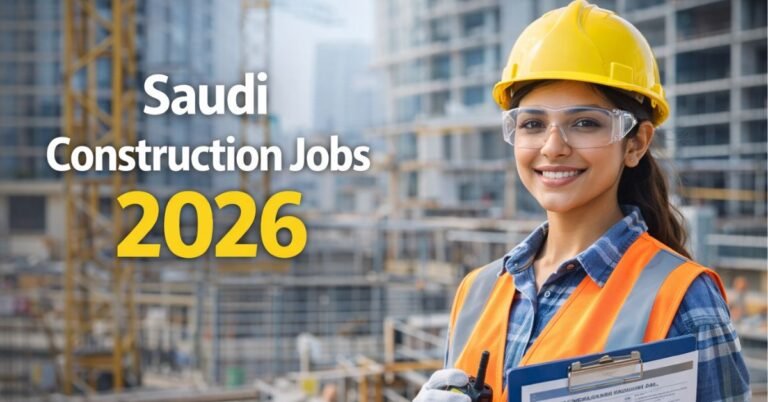 Saudi Construction Jobs 2026 – Visa Sponsorship Apply Guide