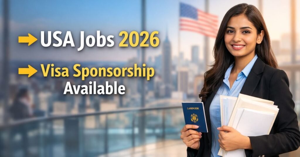 USA Visa Sponsorship Jobs 2026 – High Paying Work Visa Roles