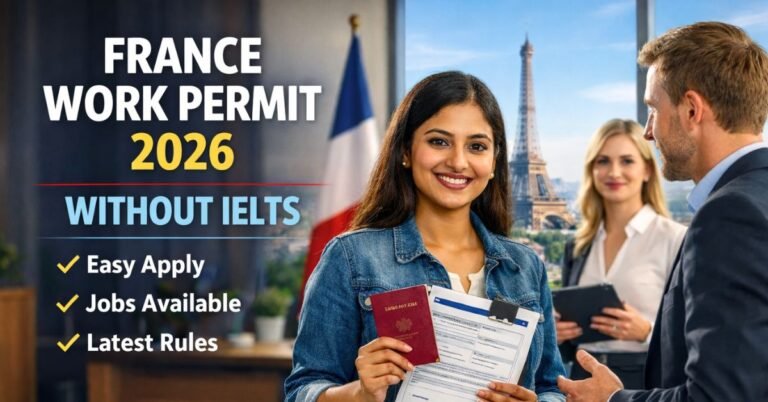 France Work Permit Without IELTS 2026 – Latest Rules | Easy Jobs & Apply Now