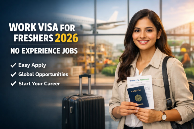 Work Visa For Freshers 2026 – No Experience Jobs Guide