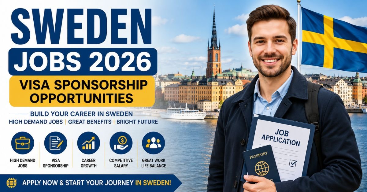 Sweden Visa Sponsorship Jobs 2026