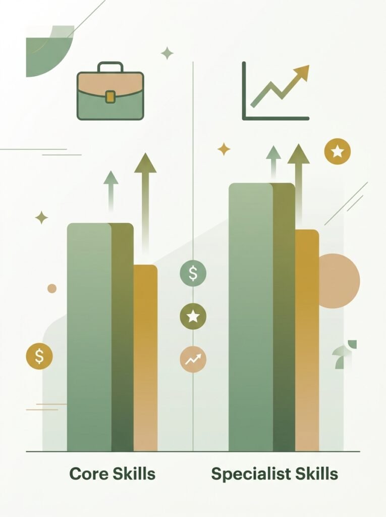Infographic comparing salary bars 202607220219