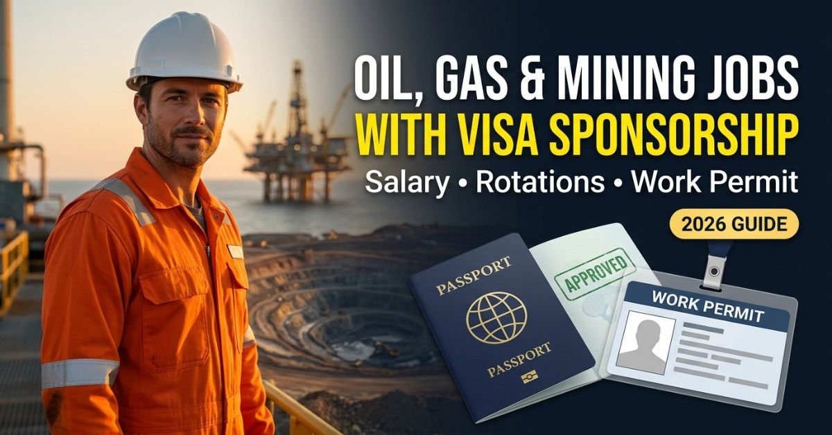 Oil gas and mining jobs with visa sponsorship salary and work permit guide